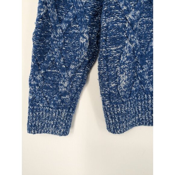 Abercrombie & Fitch Cable Knit Sweater Women Size S Fisherman Heritage Academia - Picture 5 of 11